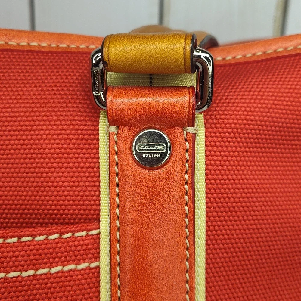 Coach Large Canvas Carryall Travel Tote